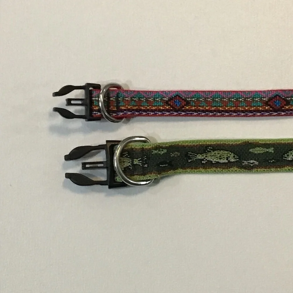 Lupine Dog Collars - Aztec & Fish